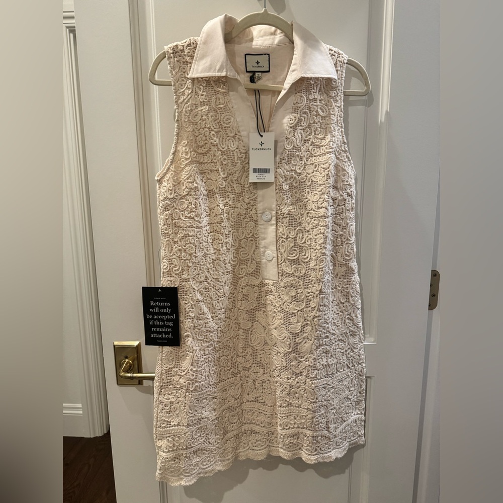 Tuckernuck Cream Lace Top - Picture 5 of 8